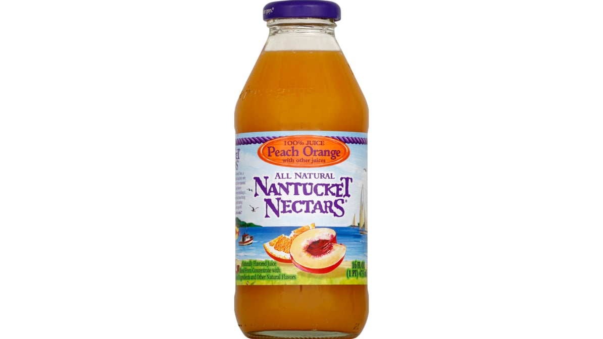 Nantucket Nectars 100% Peach Orange Juice (16 oz)