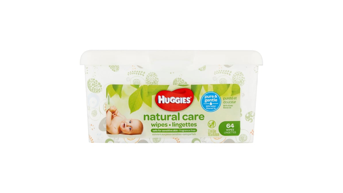 Huggies Natural Care Sensitive Wipes (64 ct)