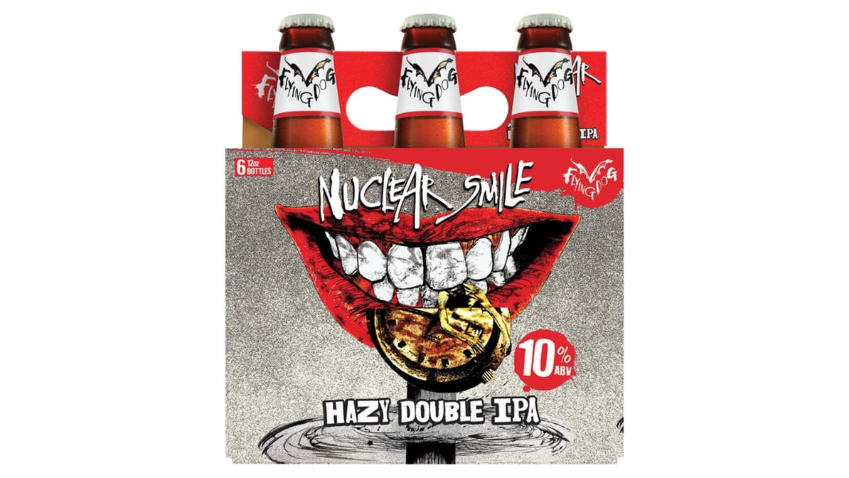 Flying Dog Hazy Double IPA Nuclear Smile Bottle (12 oz x 6 ct)