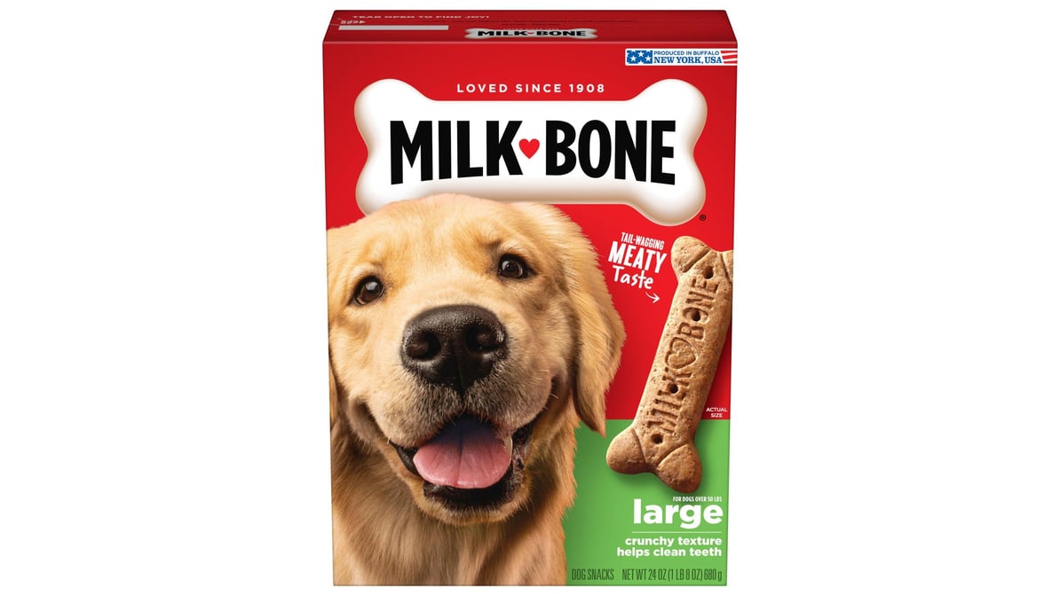 Milk-Bone Original Crunchy Large Dog Biscuit Treats (24 oz)