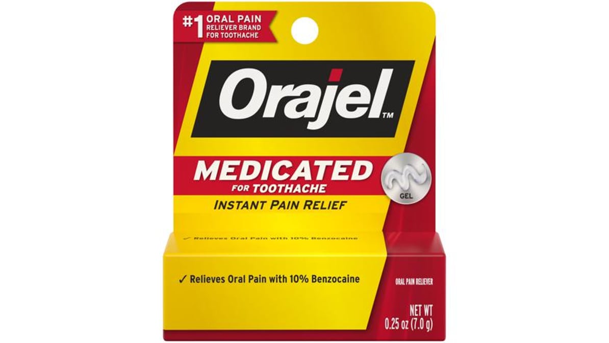 Orajel Medicated for Toothache Gel (0.25 oz)