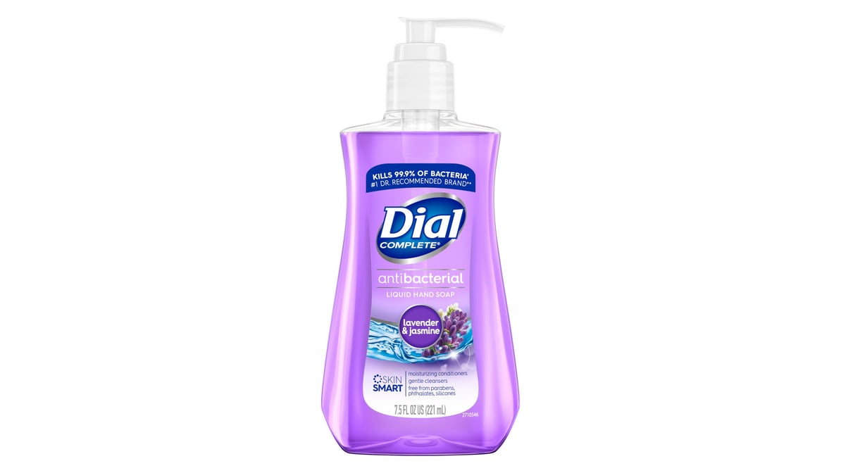 Dial Complete Antibacterial Lavender and Jasmine Liquid Hand Soap (7.5 oz)