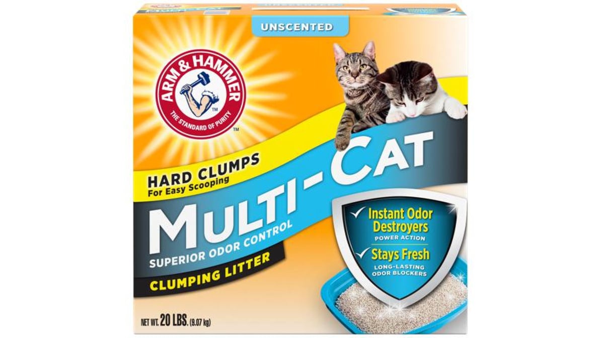 Arm & Hammer Unscented Strength Multi-Cat Clumping Litter (20 lb)