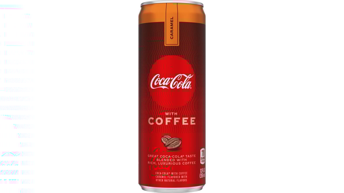 Coca-Cola with Coffee Caramel Flavor Can (12 oz)