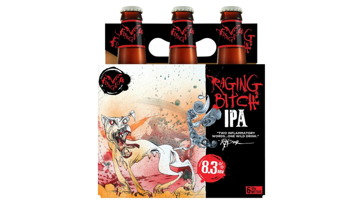 Flying Dog IPA Raging Bitch Bottle (12 oz x 6 ct)