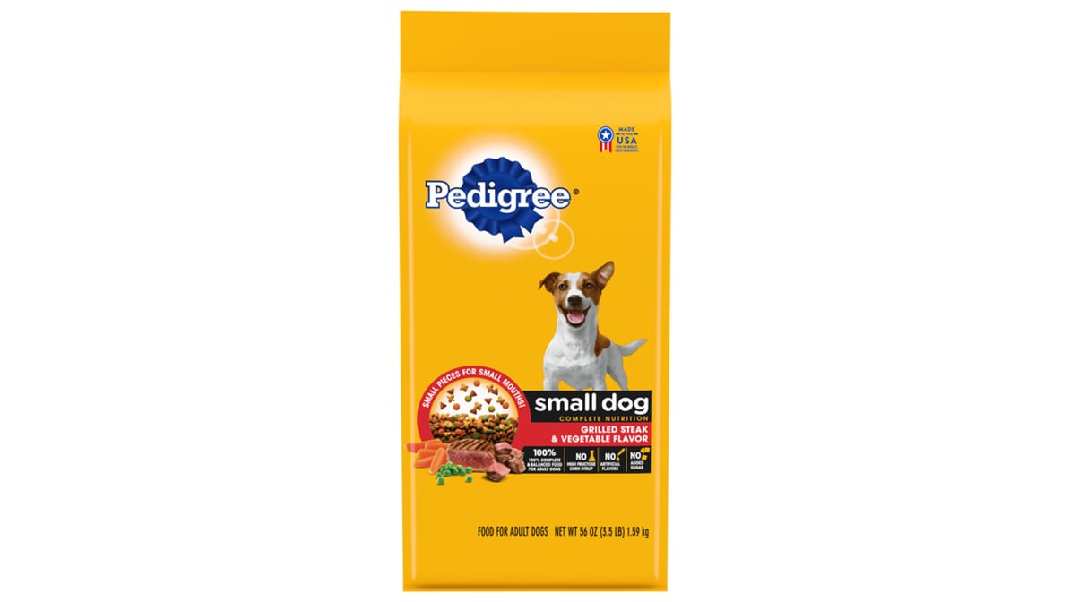 Pedigree Complete Nutrition Grilled Steak & Vegetable Flavor Dog Food (3.5 lb)