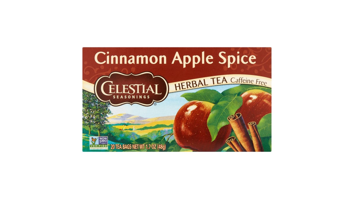 Celestial Seasonings Cinnamon Apple Spice Herbal Tea Bags (1.7 oz)