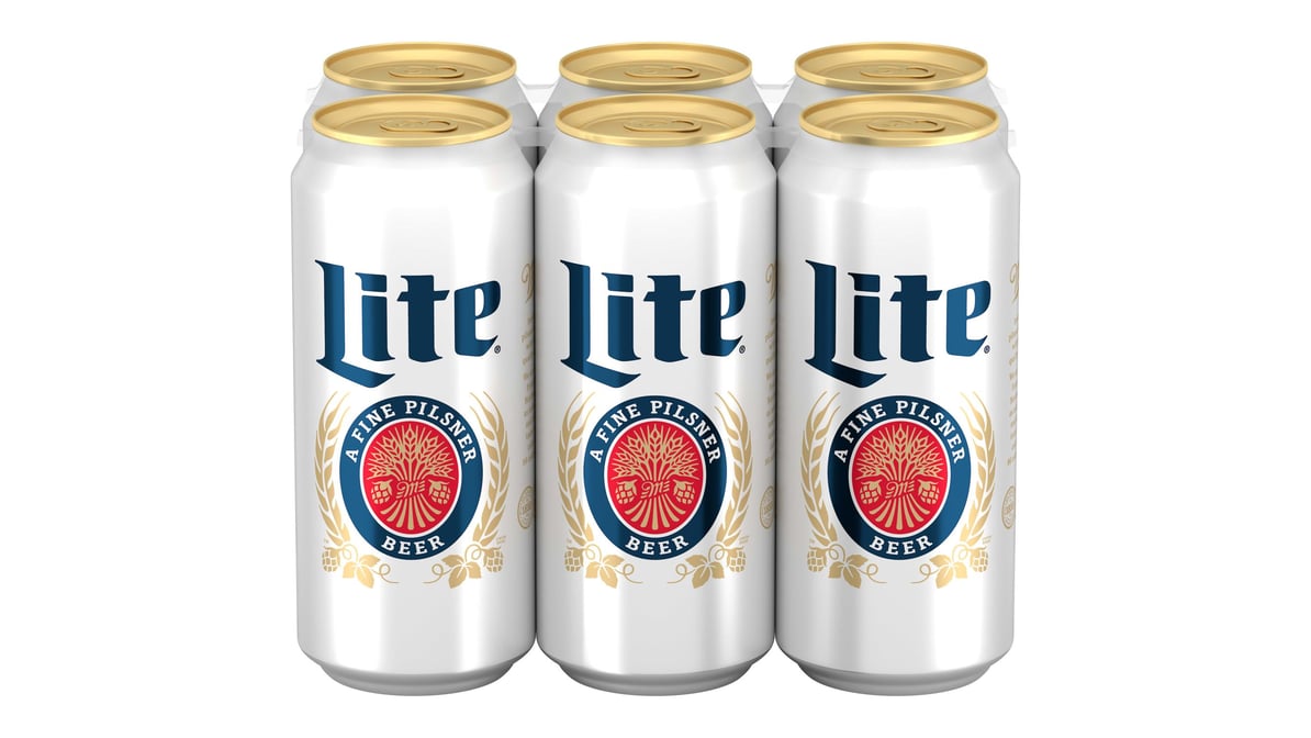 Miller Lite American Pilsner Cans (16 oz x 6 ct)