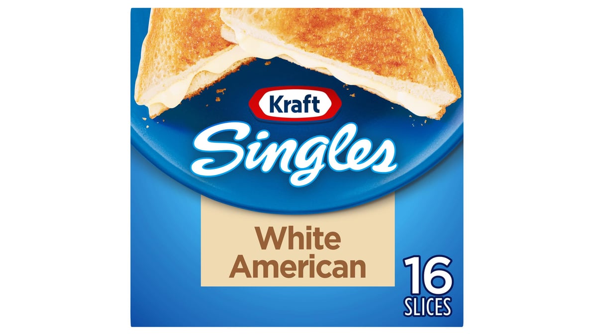 Kraft Singles White American Cheese (16 ct)