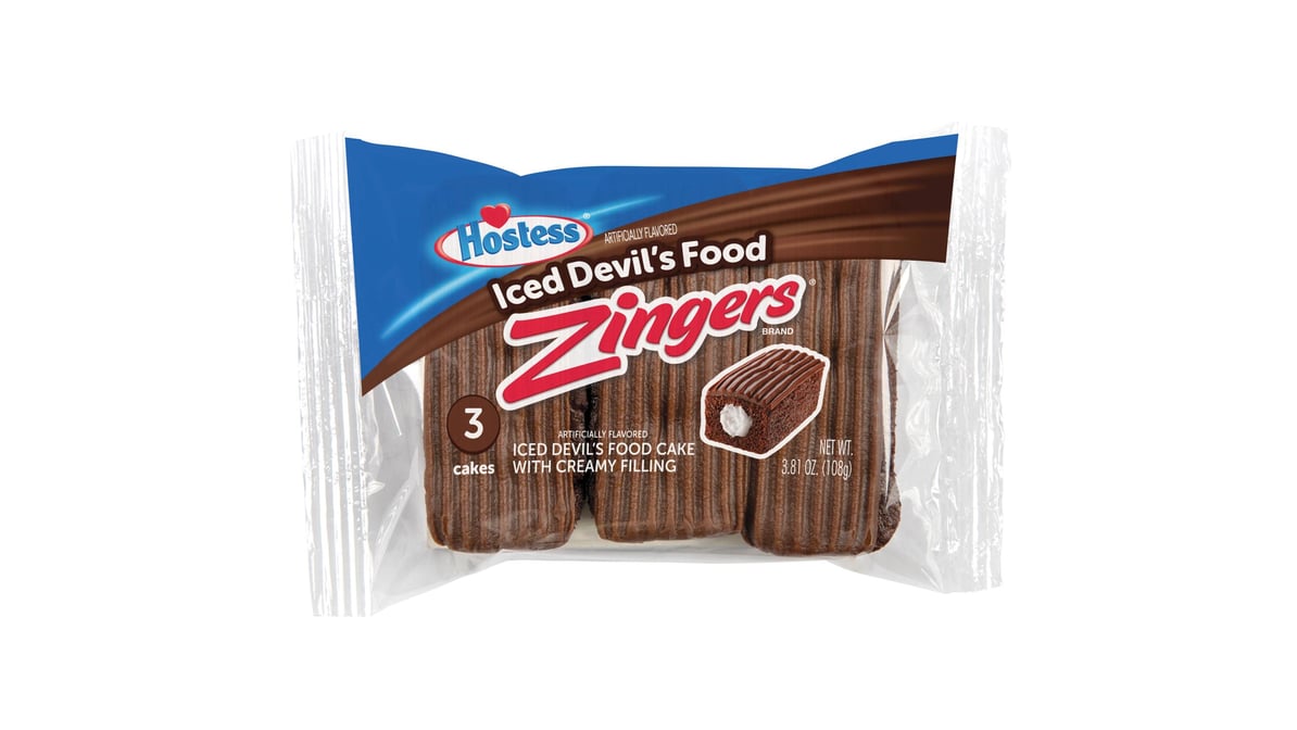 Hostess Iced Devil's Food Zingers Snack Cake (3.81 oz)