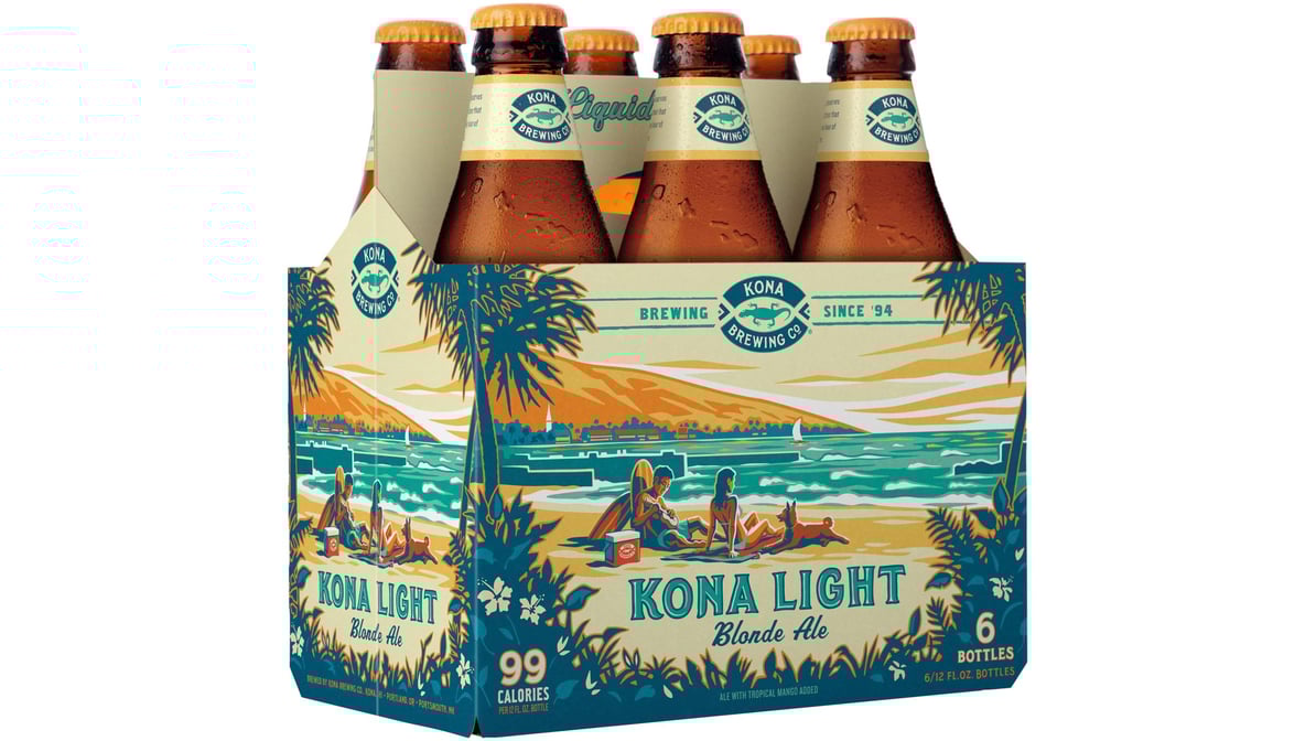 Kona Brewing Co. Kanaha Blonde Ale Bottles (12 oz x 6 ct)