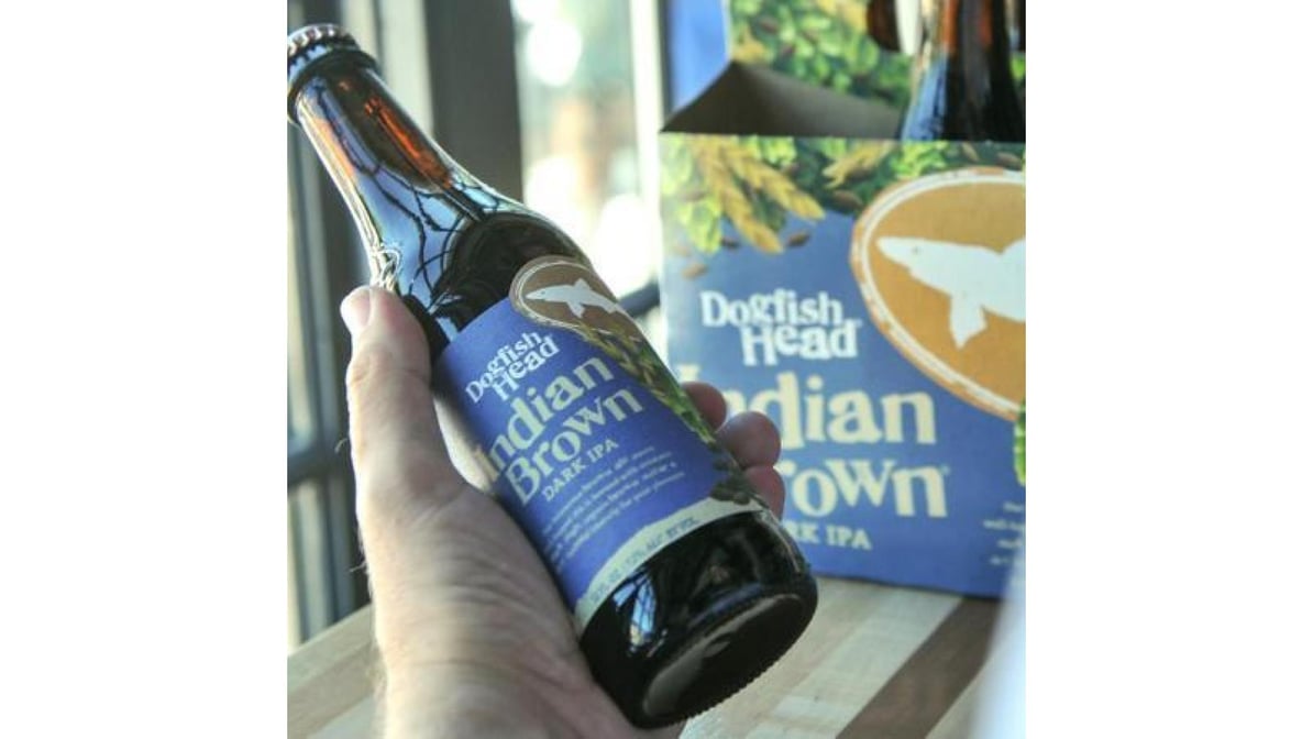 Dogfish Head Brewery Indian Brown Ale Bottle (12 oz)