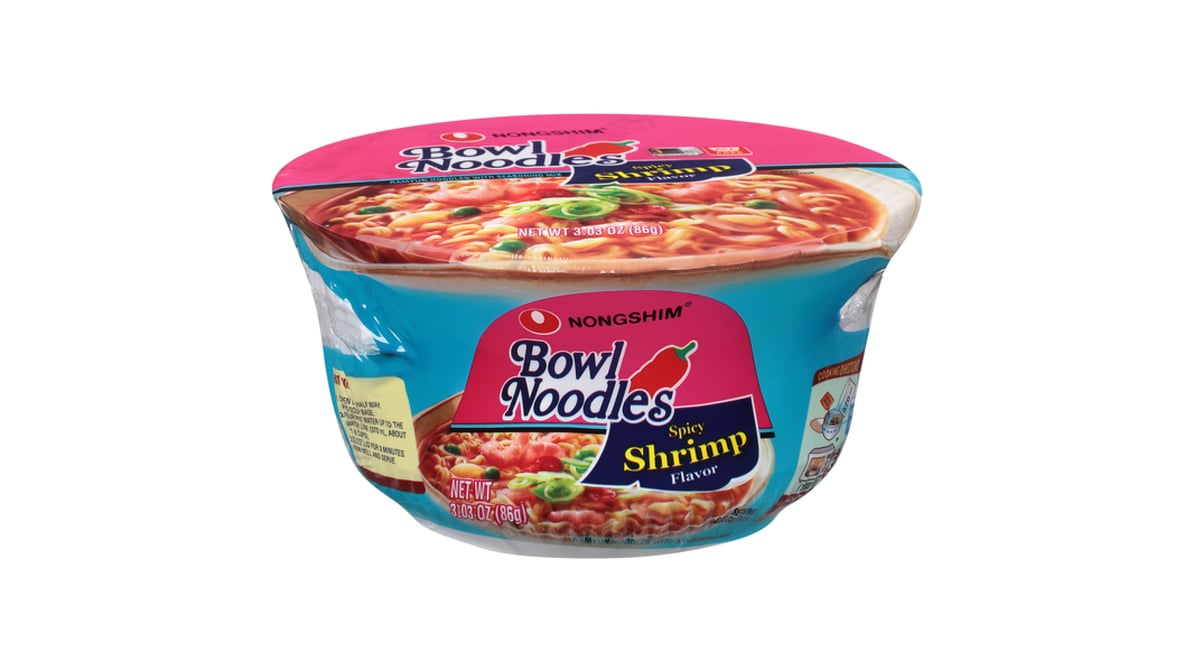 Nongshim Spicy Shrimp Noodle Soup Bowl (3.03 oz)