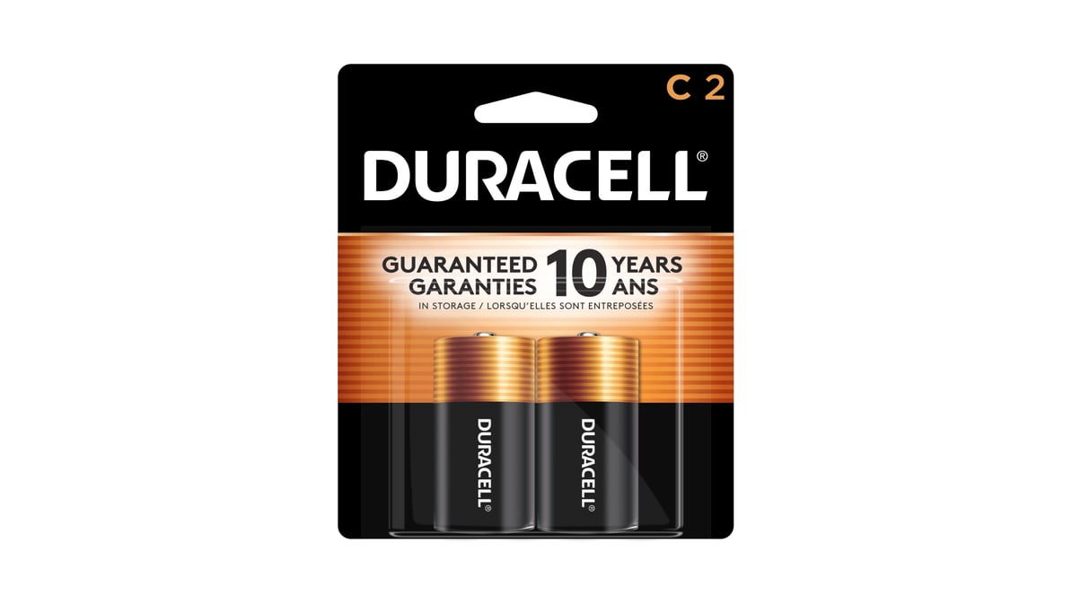 Duracell Coppertop C Alkaline Batteries (2 ct)