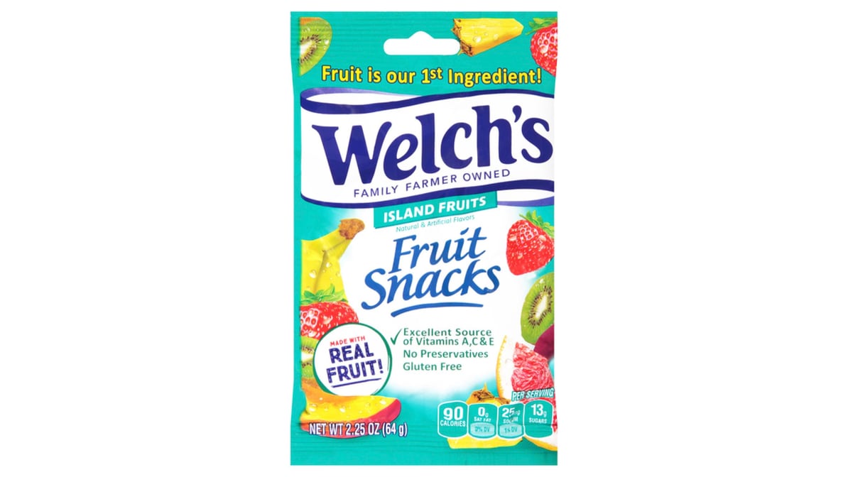 Welch's Island Fruits Fruit Snacks (2.25 oz)