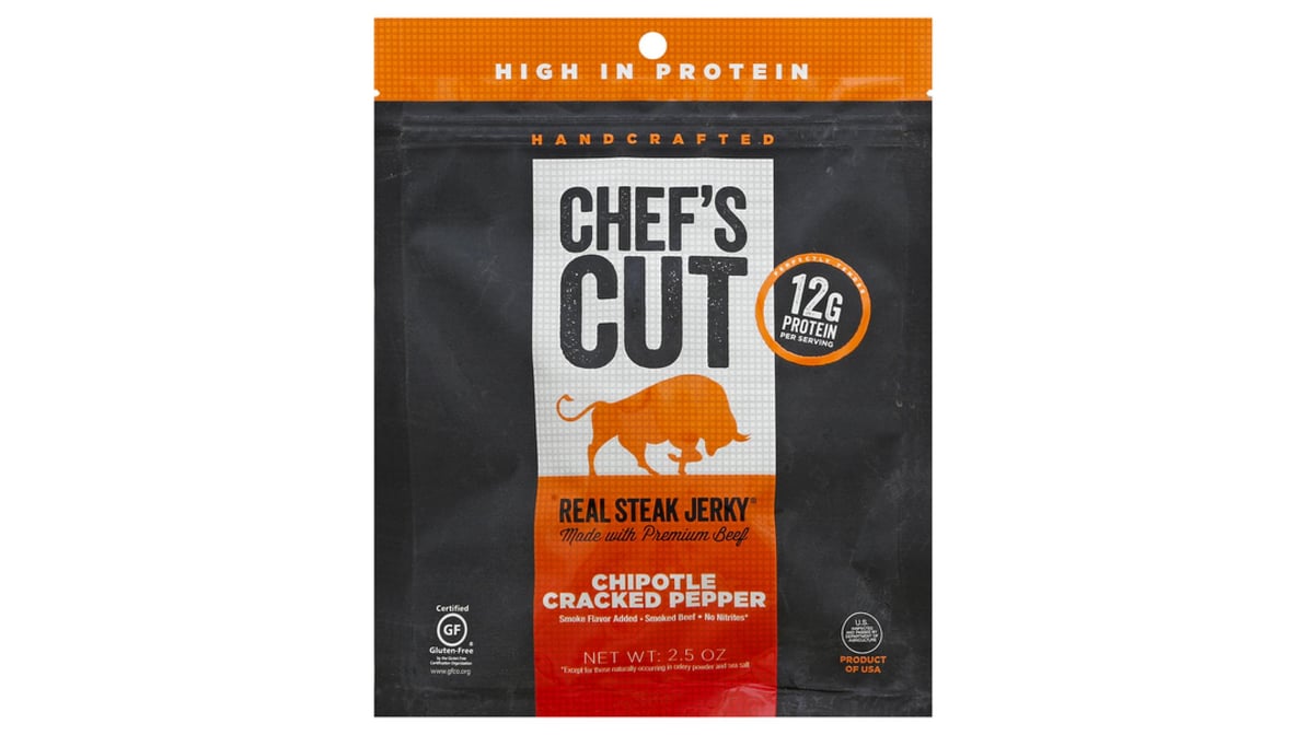 Chef's Cut Chipotle Cracked Pepper Real Steak Jerky (2.5 oz)