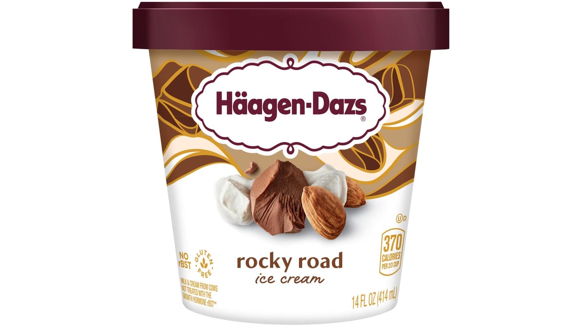 Haagen-Dazs Rocky Road Ice Cream (1 pt)
