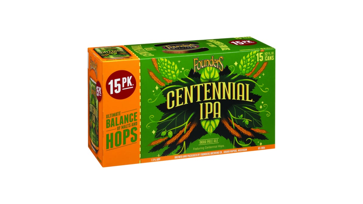 Founders Centennial IPA Cans (12 oz x 15 ct)