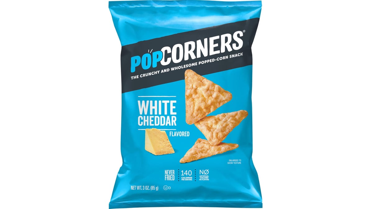 PopCorners The Crunchy and Wholesome Popped Corn Snack White Cheddar (3 oz)