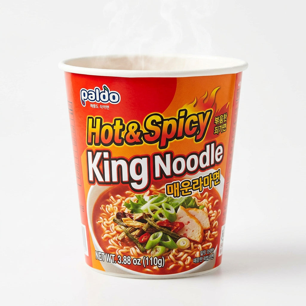 Paldo Hot & Spicy King Noodle Cup (3.88 oz)