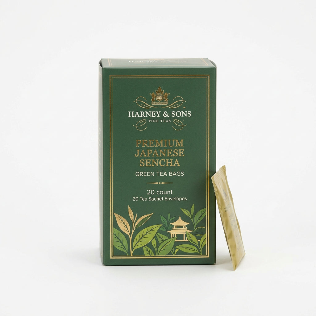 Harney & Sons Premium Japanese Sencha Green Tea Bags (20 ct)