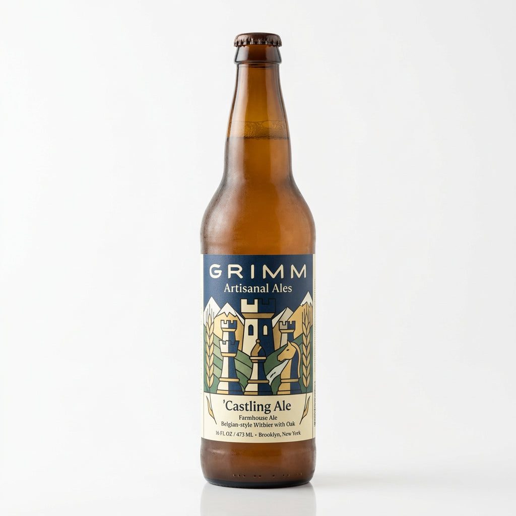 Grimm Artisanal Ales Castling Ale Bottle (16 oz)