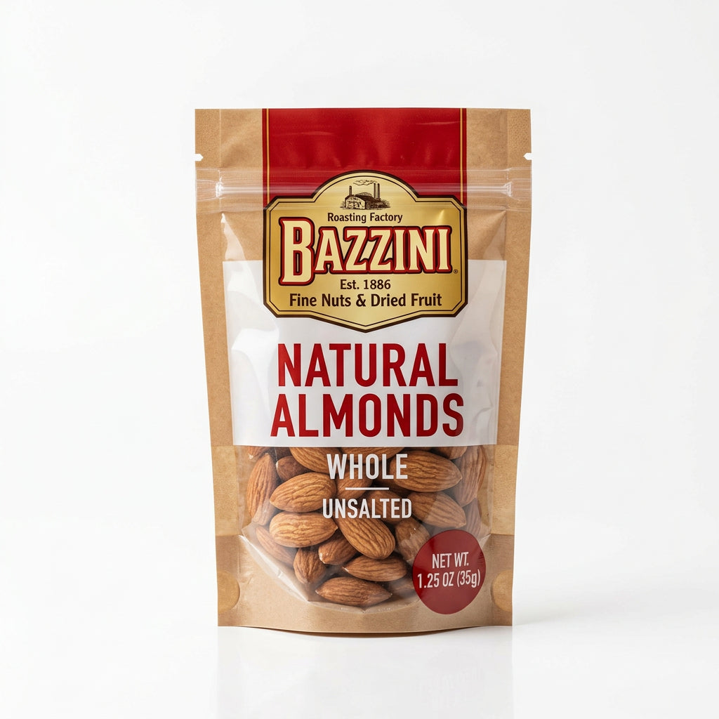 Bazzini Natural Almonds (1.25 oz)