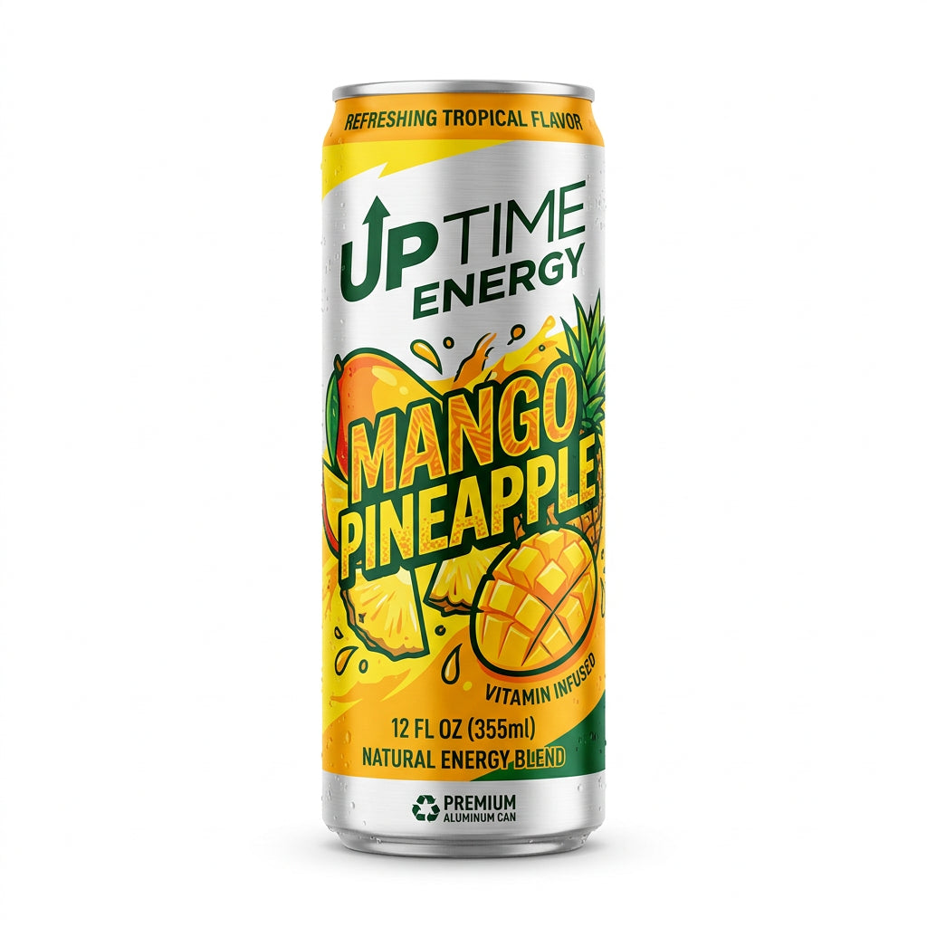 Up Time Energy Mango Pineapple Energy Drink (12 oz)