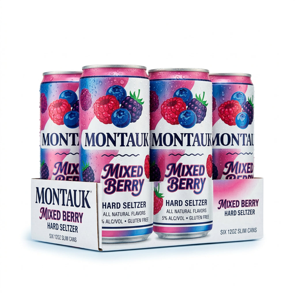 Montauk Mixed Berry Hard Seltzer (6 ct)