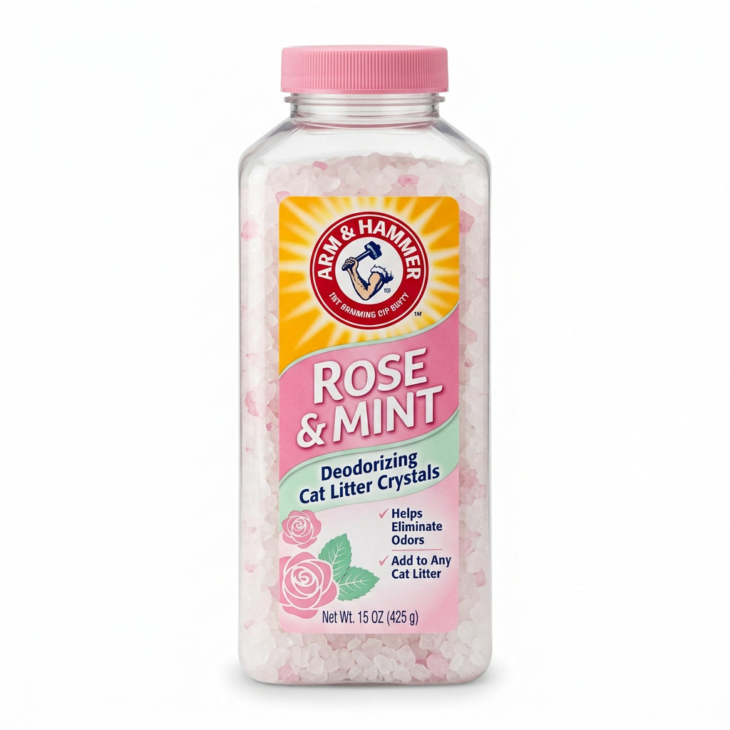 Arm & Hammer Roser & Mint Deodorizing Cat Litter Crystals (15 oz)