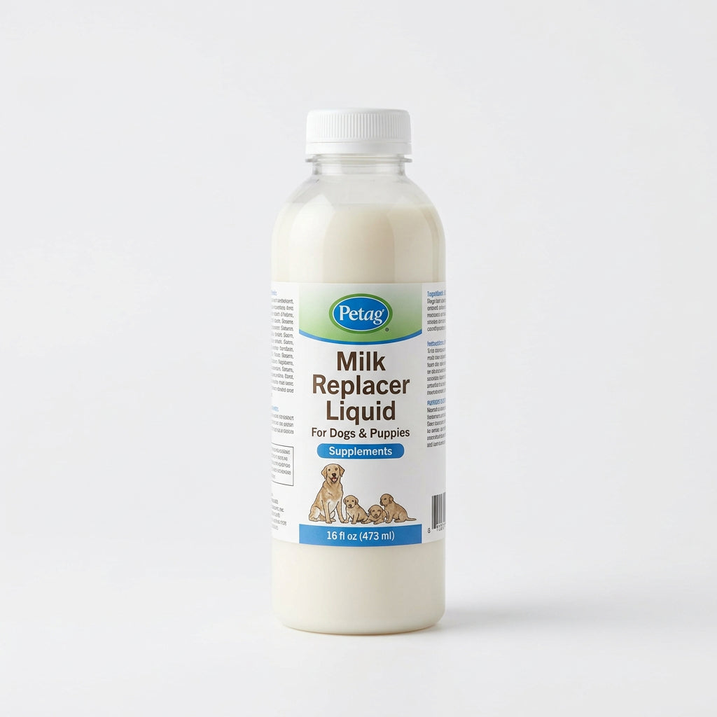Petag Milk Replacer Liquid for Dogs & Puppies (16 oz)