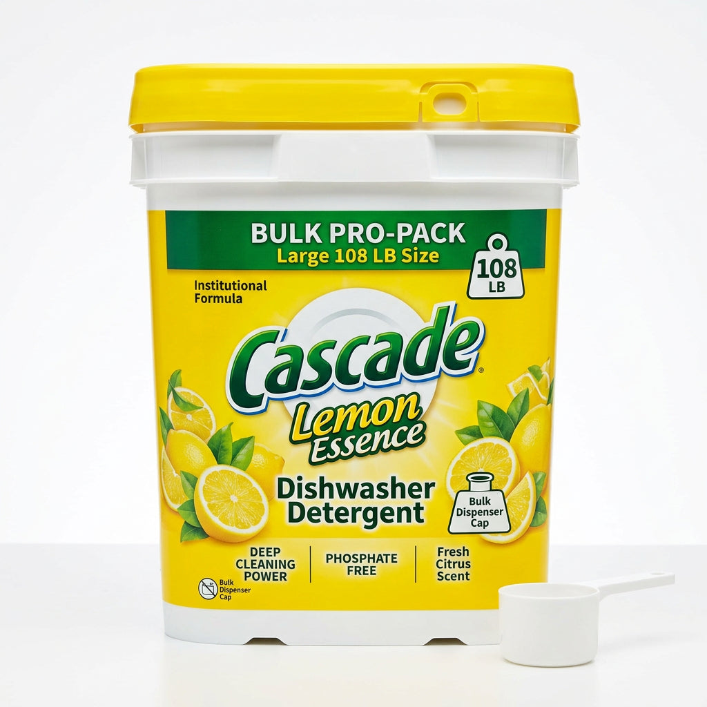 Cascade Lemon Essence Dishwasher Detergent (108 lb)