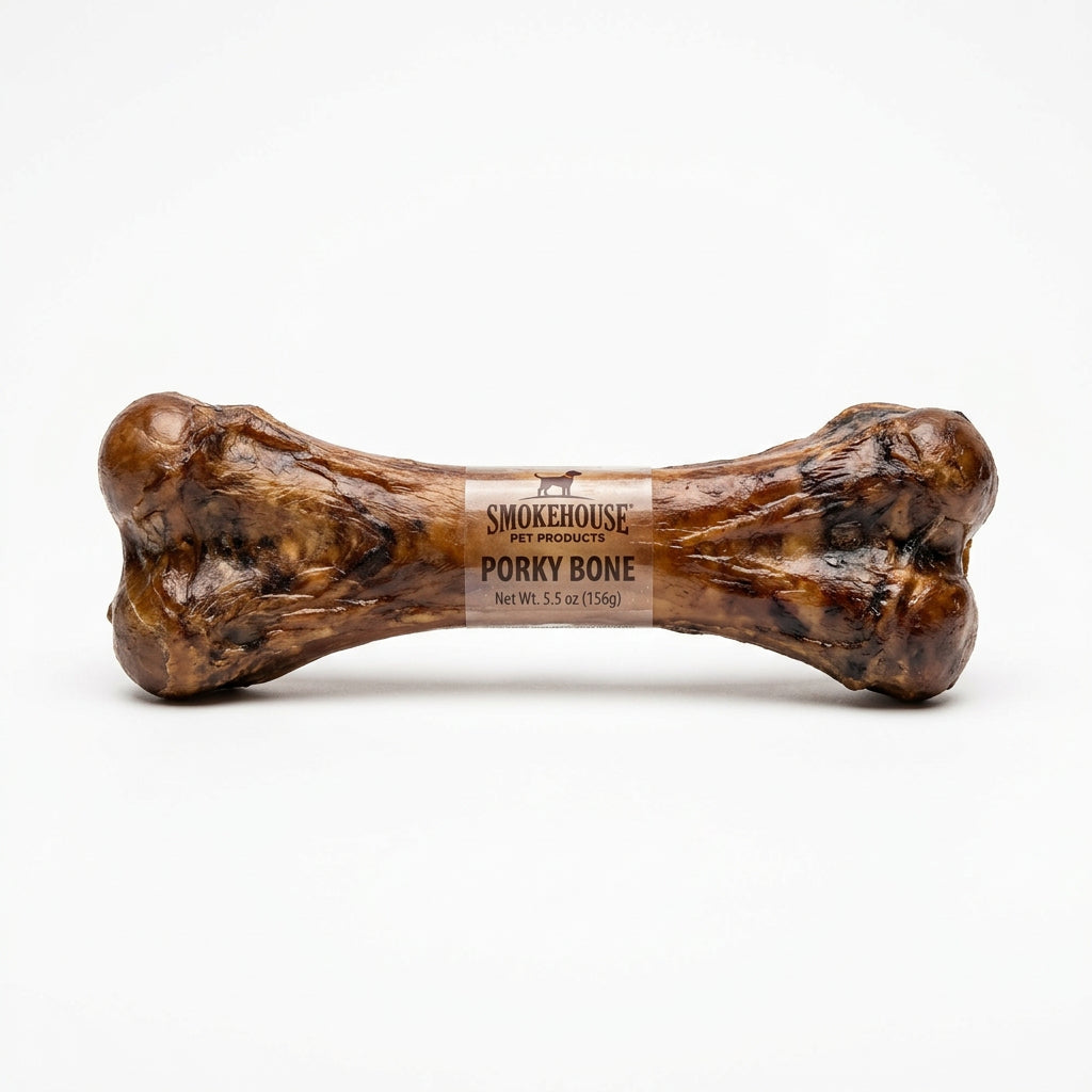 Smokehouse Pet Products Porky Bone Dog Treat (5.5 oz)