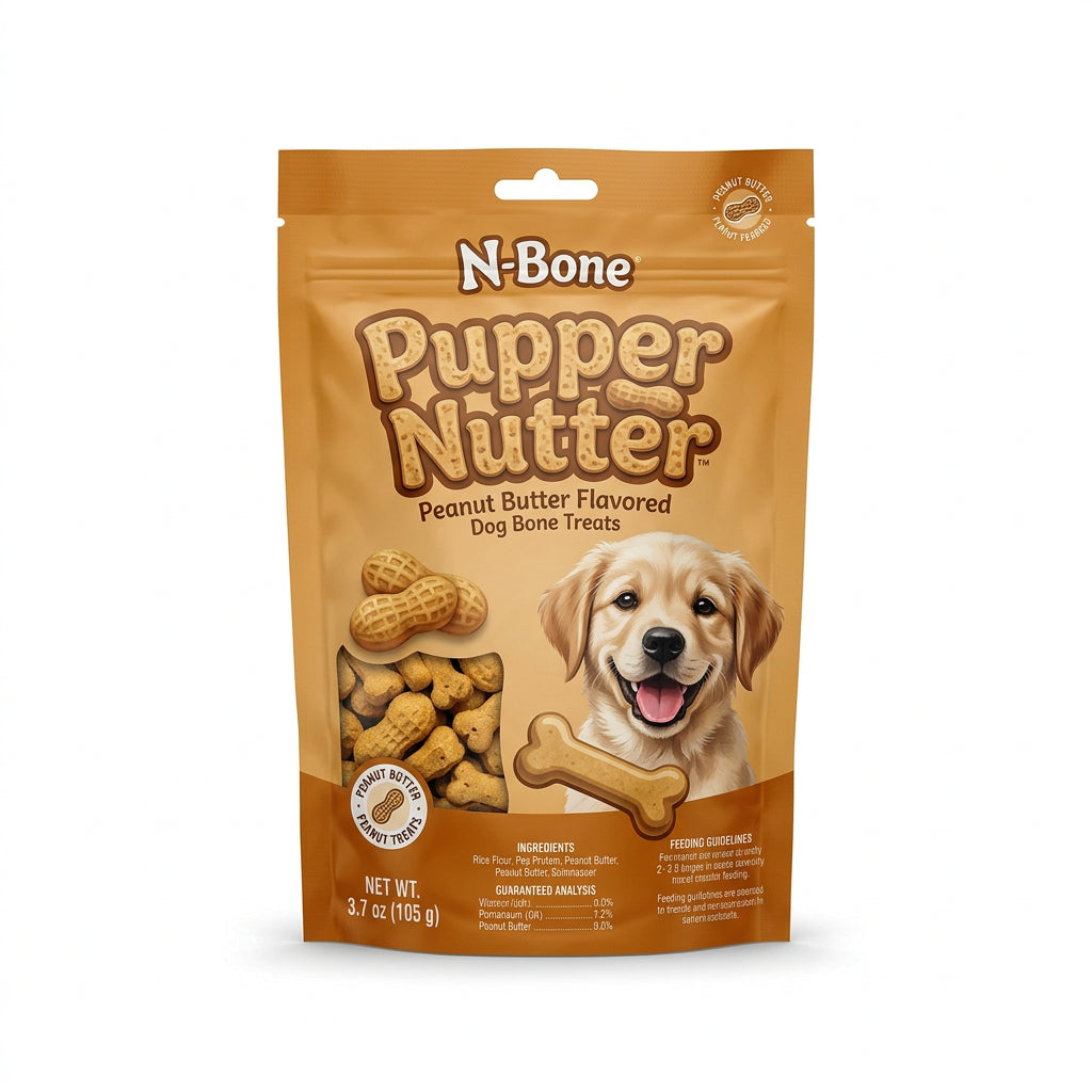 N-Bone Pupper Nutter Dog Treat (3.7 oz)