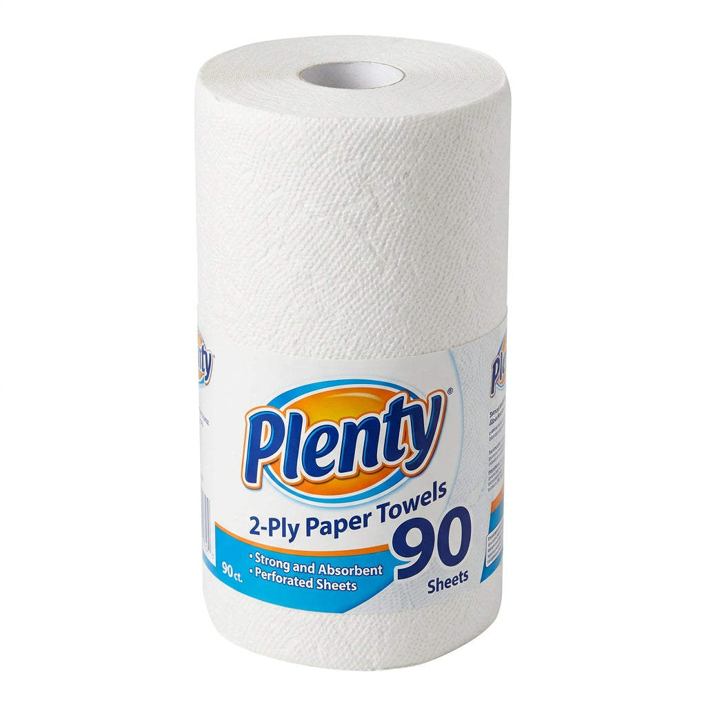 Plenty 2-Ply Paper Towels (90 ct)