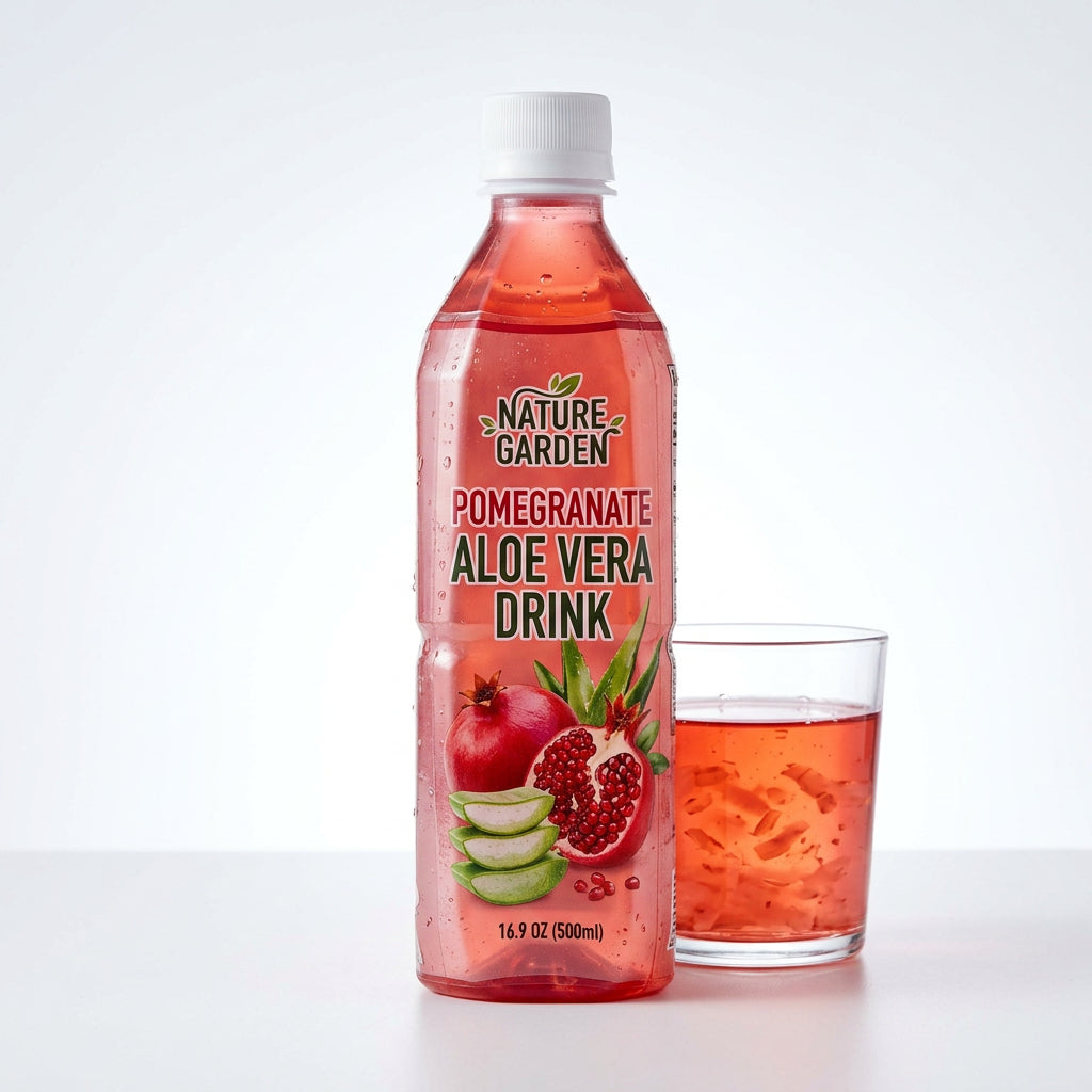 Nature Garden Pomegranate Aloe Vera Drink (16.9 oz)