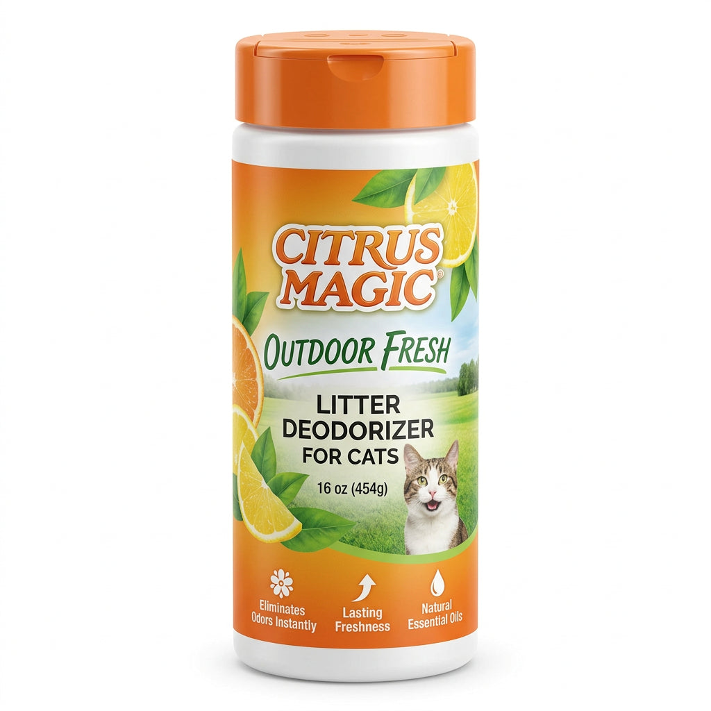 Citrus Magic Outdoor Fresh Litter Deodorizer for Cats (16 oz)