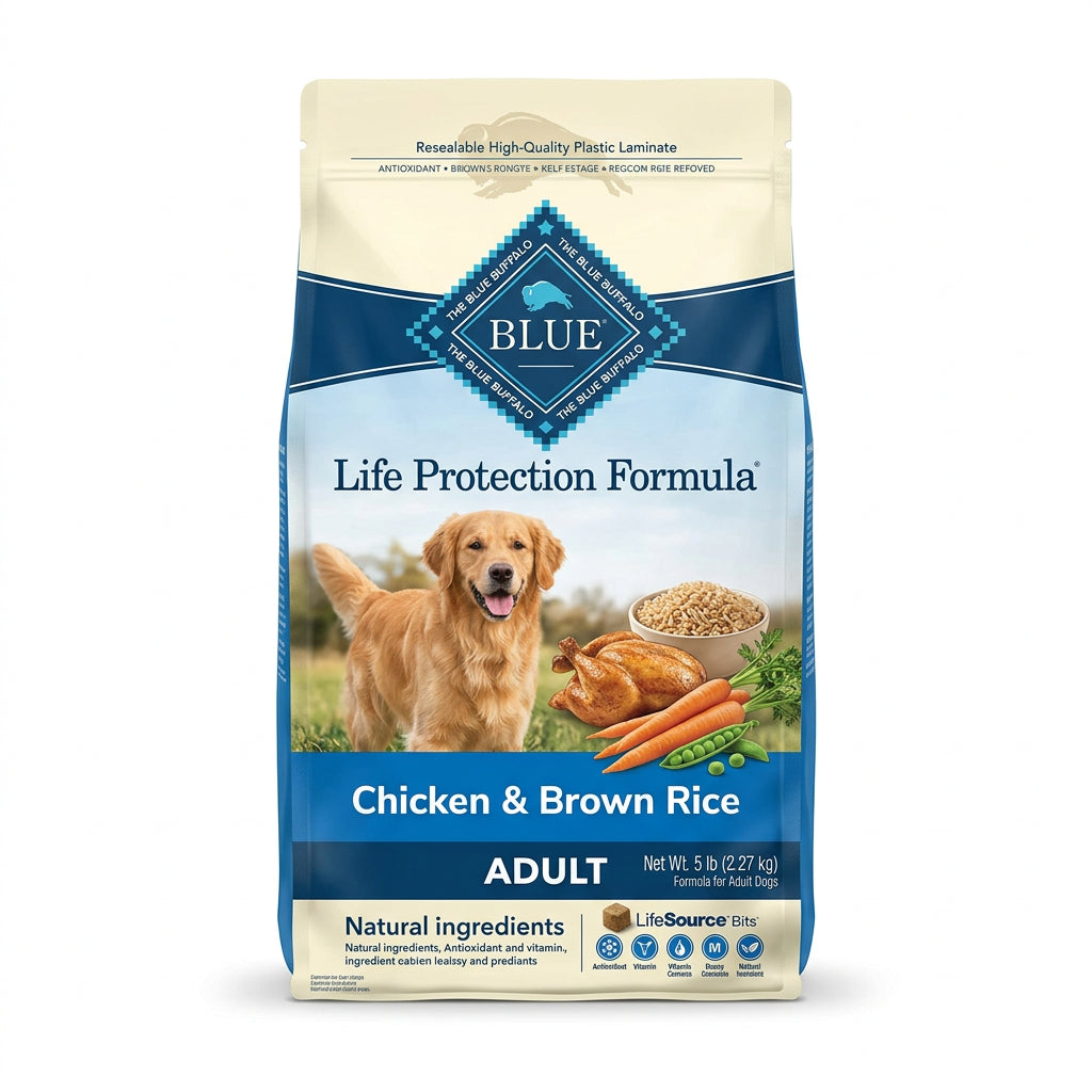 Blue Life Protection Formula Chicken & Brown Rice Adult Dog Food (5 lb)