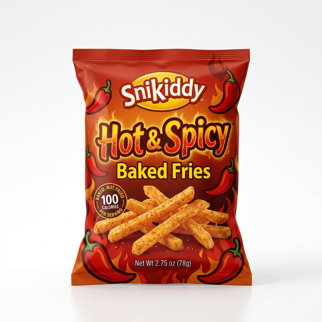 Snikiddy Hot & Spicy Baked Fries (2.75 oz)