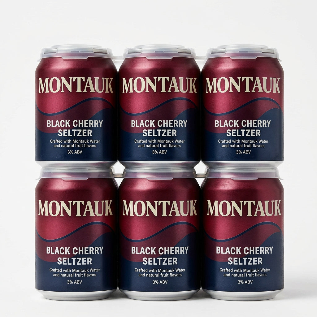 Montauk Black Cherry Seltzer (6 ct)