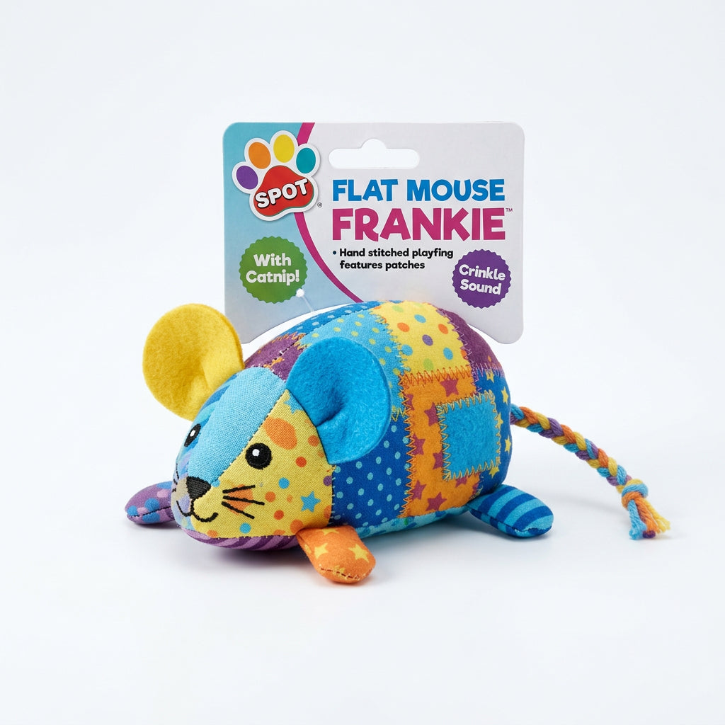 Spot Flat Mouse Frankie Cat Toy