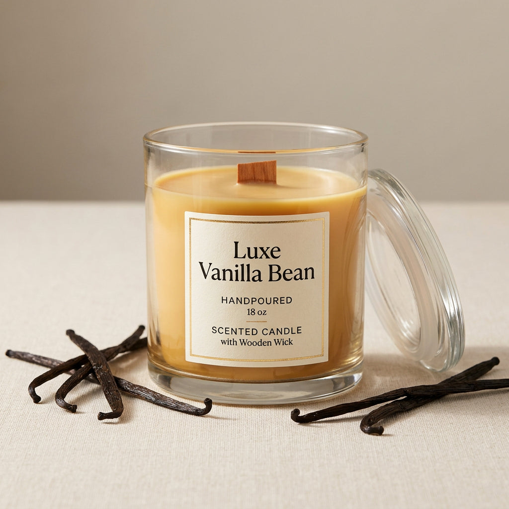 StarLytes Vanilla Bean Candle (18 oz)