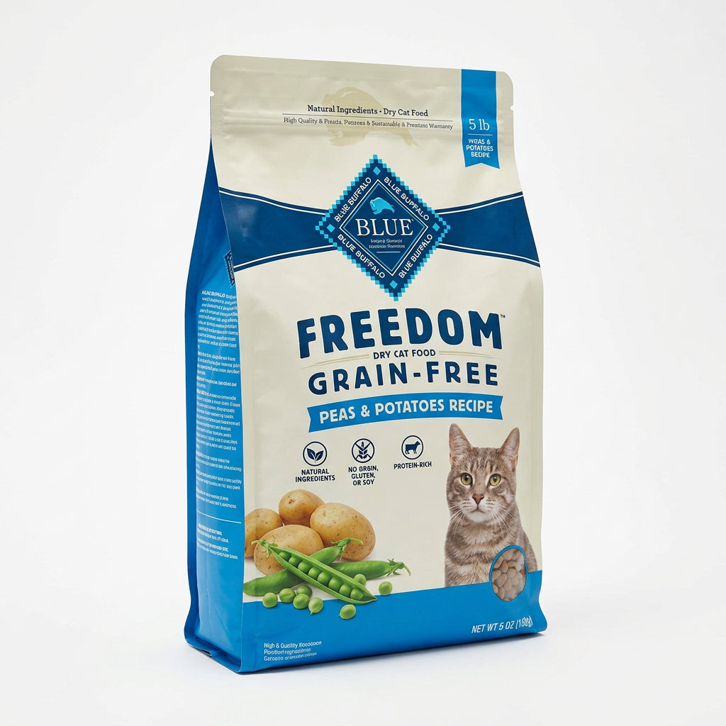 Blue Buffalo Grain-Free Peas & Potatoes Freedom Dry Cat Food (5 lb)
