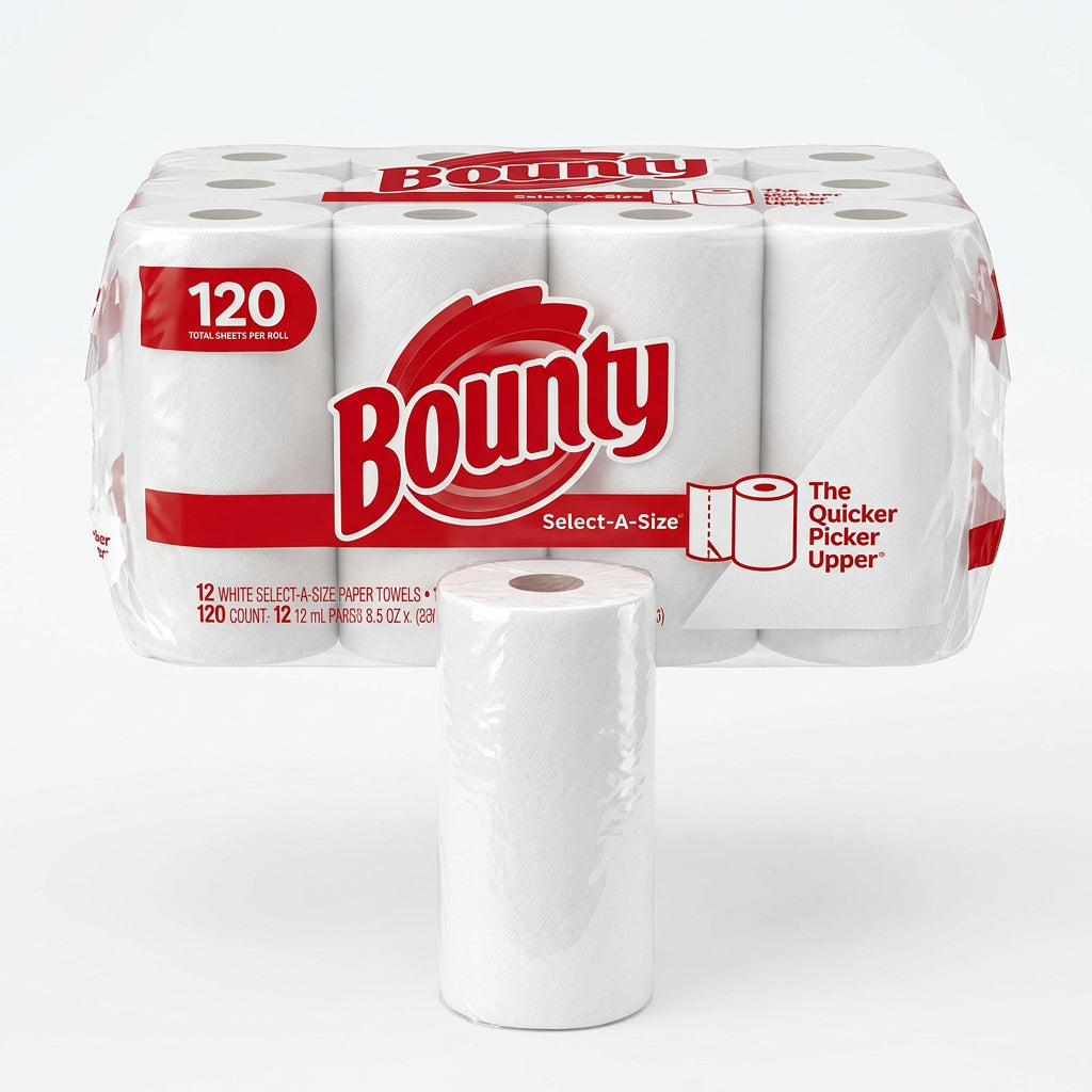Bounty White Select-A-Size Paper Towels (120 ct)