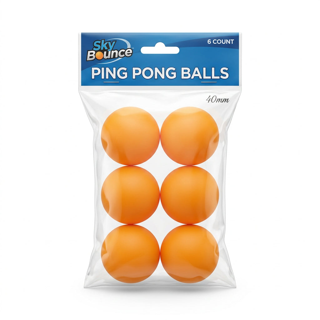 Sky Bounce Ping Pong Balls (6 ct)