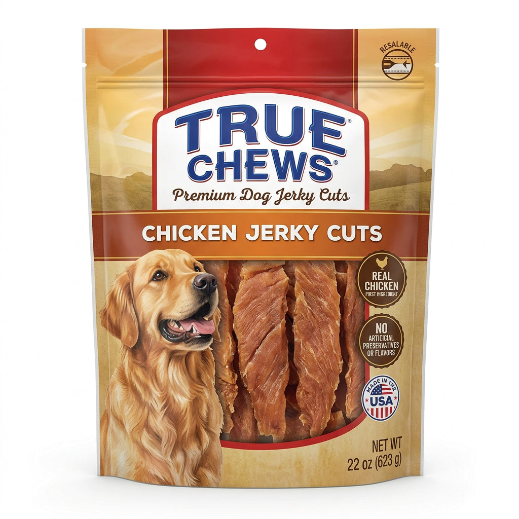 True Chews Premium Dog Jerky Cuts (22 oz)