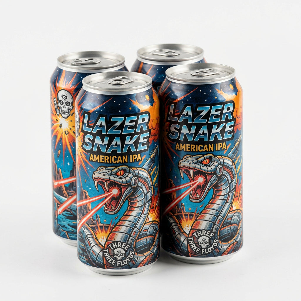 Three Floyds Lazer Snake American IPA Cans (16 oz x 4 ct)