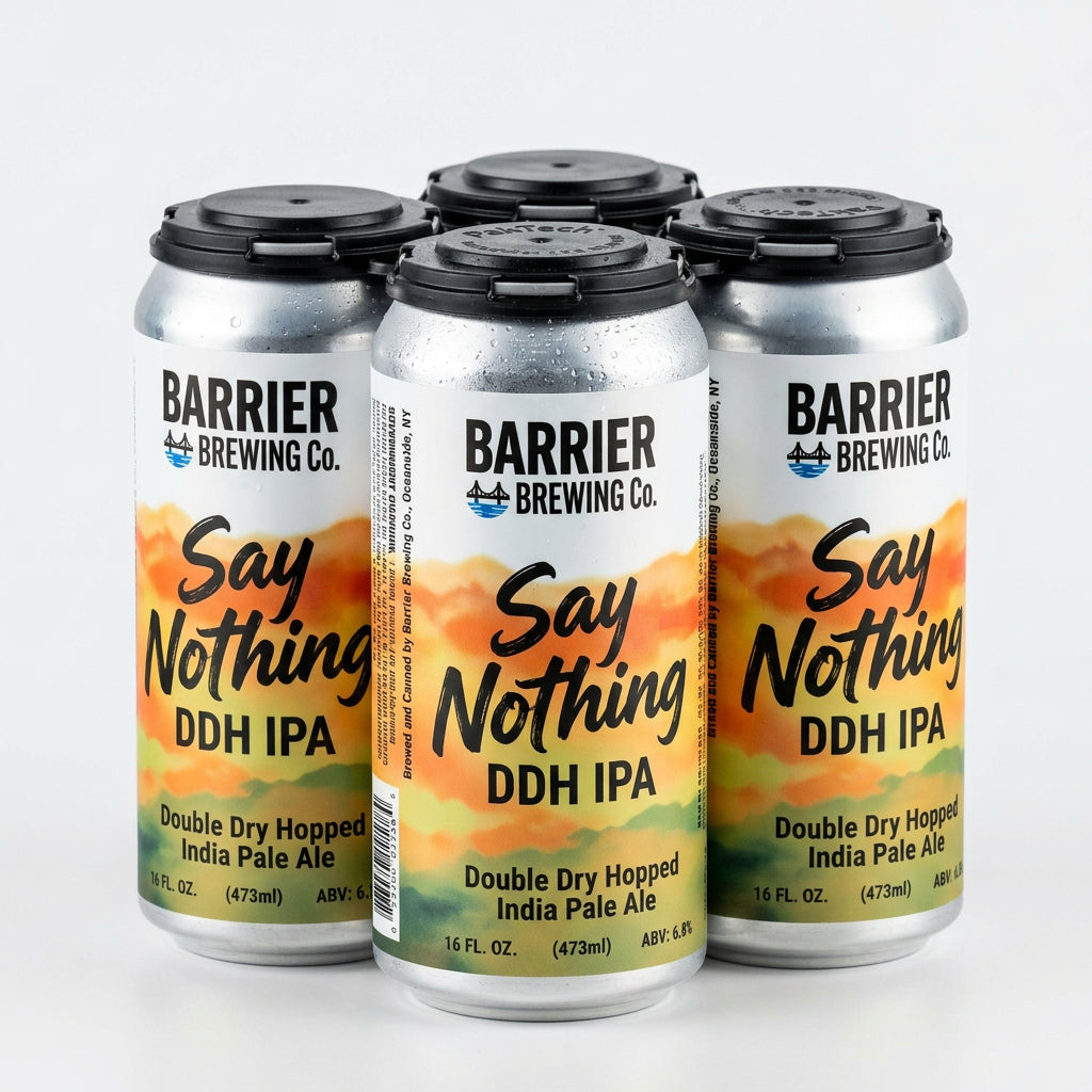 Barrier Brewing Co. Say Nothing DDH IPA Cans (16 oz x 4 ct)