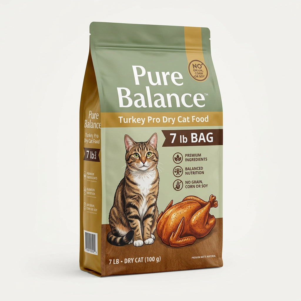 Pure Balance Turkey Pro Dry Cat Food (7 lb)