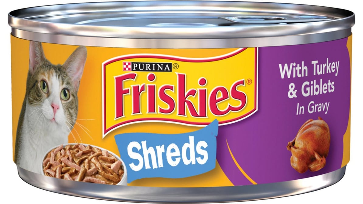 Purina Friskies Shreds with Turkey & Giblets in Gravy Wet Cat Food (5.5 oz)